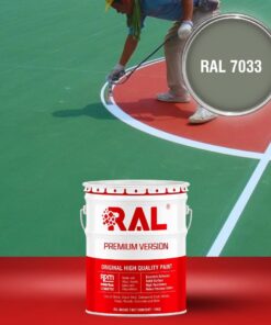 Sơn sân pickleball 2IN1 (Lót+phủ) RAL SPORT 2IN1 7033 3 B32 Son san the thao 2IN1 Lot phu RAL 7033 1