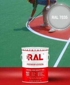 Sơn sân pickleball 2IN1 (Lót+phủ) RAL SPORT 2IN1 7035 3 B32 Son san the thao 2IN1 Lot phu RAL 7035 1