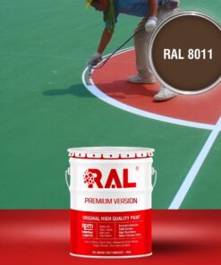 Sơn sân pickleball 2IN1 (Lót+phủ) RAL SPORT 2IN1 8011 3 B32 Son san the thao 2IN1 Lot phu RAL 8011 1