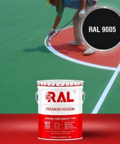 Sơn sân pickleball 2IN1 (Lót+phủ) RAL SPORT 2IN1 9005 3 B32 Son san the thao 2IN1 Lot phu RAL 9005 1