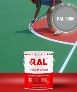 Sơn sân pickleball 2IN1 (Lót+phủ) RAL SPORT 2IN1 9006 3 B32 Son san the thao 2IN1 Lot phu RAL 9006 1