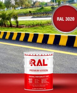 Sơn bó vỉa bê tông Alkyd kinh tế RAL RASIDE SMOOTH 3020 3 C16 Son bo via Alkyd kinh te RAL 3020 1