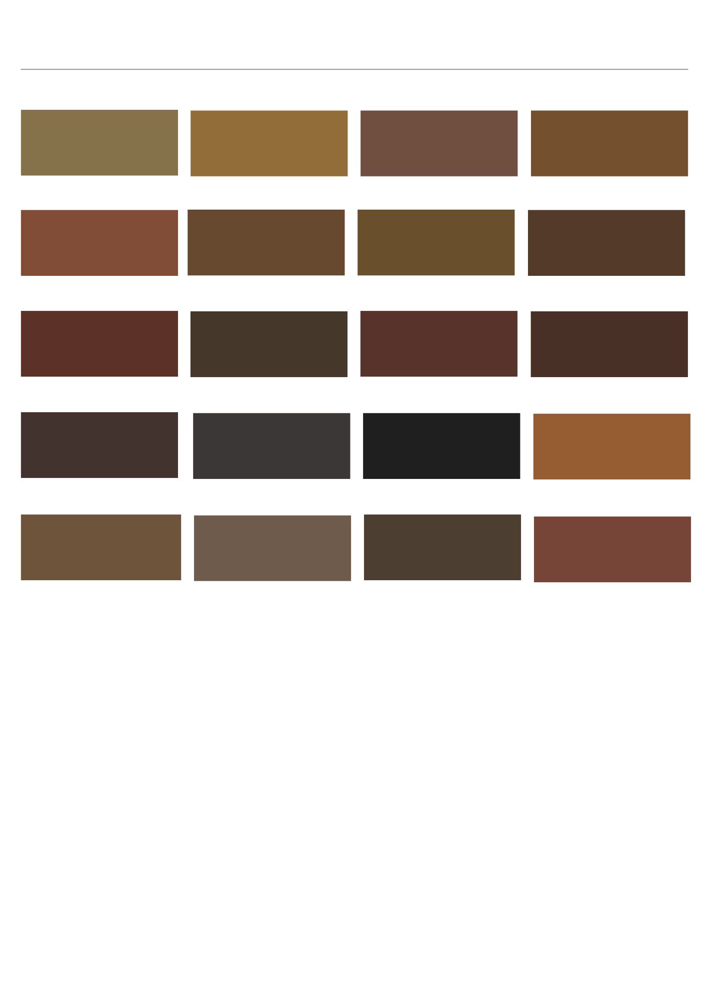 Bảng Màu Sơn Epoxy RAL Nhóm Màu Nâu – Chuẩn Màu Sơn Epoxy Quốc Tế 2 bang mau son epoxy ral nhom mau nau2