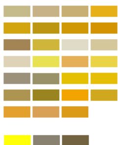 Bảng Màu Sơn Epoxy RAL Nhóm Màu Vàng – Chuẩn Màu Sơn Epoxy Quốc Tế 3 bang mau son epoxy ral nhom mau vang2