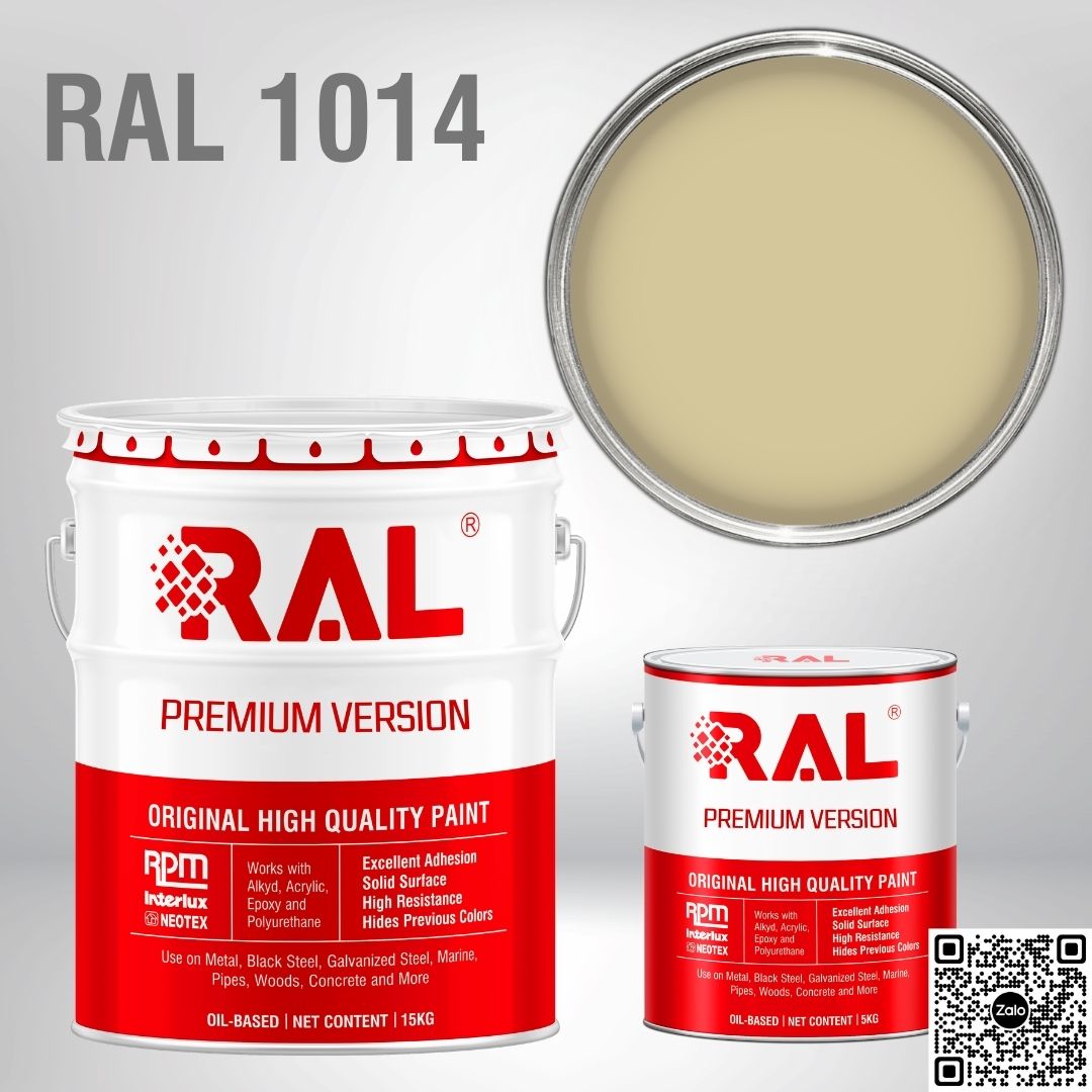 Sơn sàn công nghiệp Epoxy hệ lăn RAL RAFLOOR GUARD RAL 1014 1 RAL 1014 1
