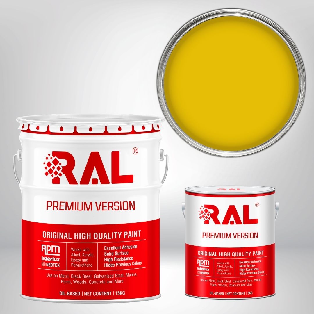 Sơn sàn công nghiệp Epoxy hệ lăn RAL RAFLOOR GUARD RAL 1023 2 RAL 1023