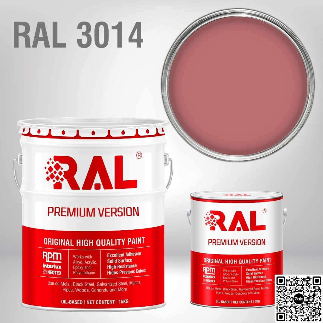 Sơn sàn công nghiệp Epoxy hệ lăn RAL RAFLOOR GUARD RAL 3014 1 RAL 3014