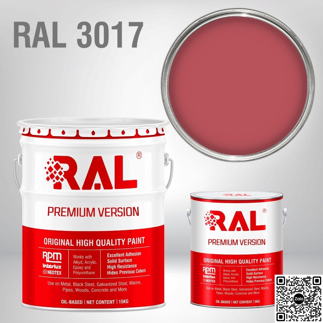 Sơn sàn công nghiệp Epoxy hệ lăn RAL RAFLOOR GUARD RAL 3017 1 RAL 3017