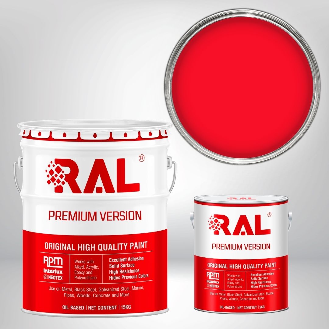 Sơn sàn công nghiệp Epoxy hệ lăn RAL RAFLOOR GUARD RAL 3026 2 RAL 3026