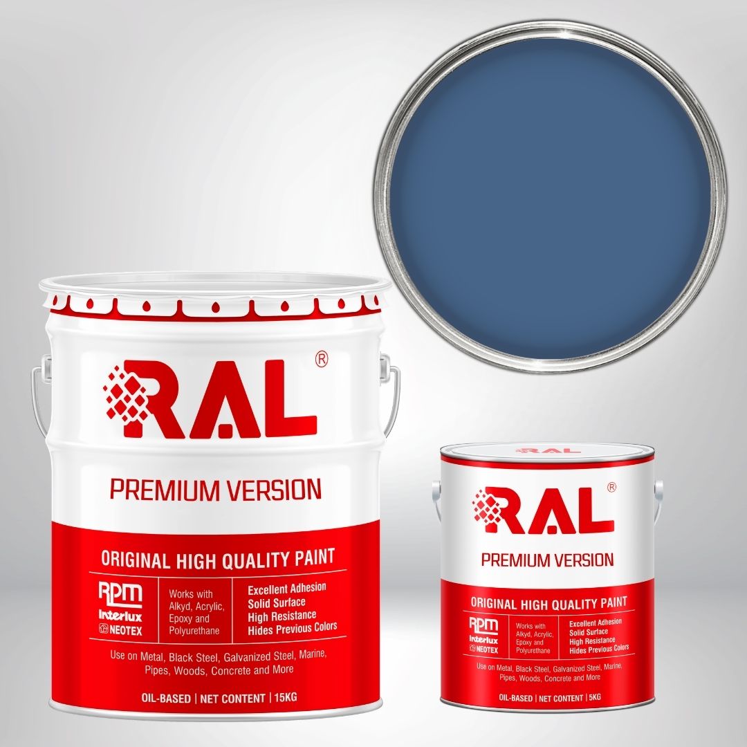 Sơn sàn công nghiệp Epoxy hệ lăn RAL RAFLOOR GUARD RAL 5007 1 RAL 5007 1