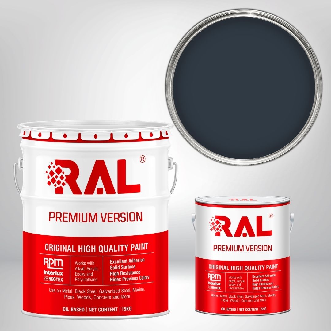 Sơn sàn công nghiệp Epoxy hệ lăn RAL RAFLOOR GUARD RAL 5008 1 RAL 5008 1
