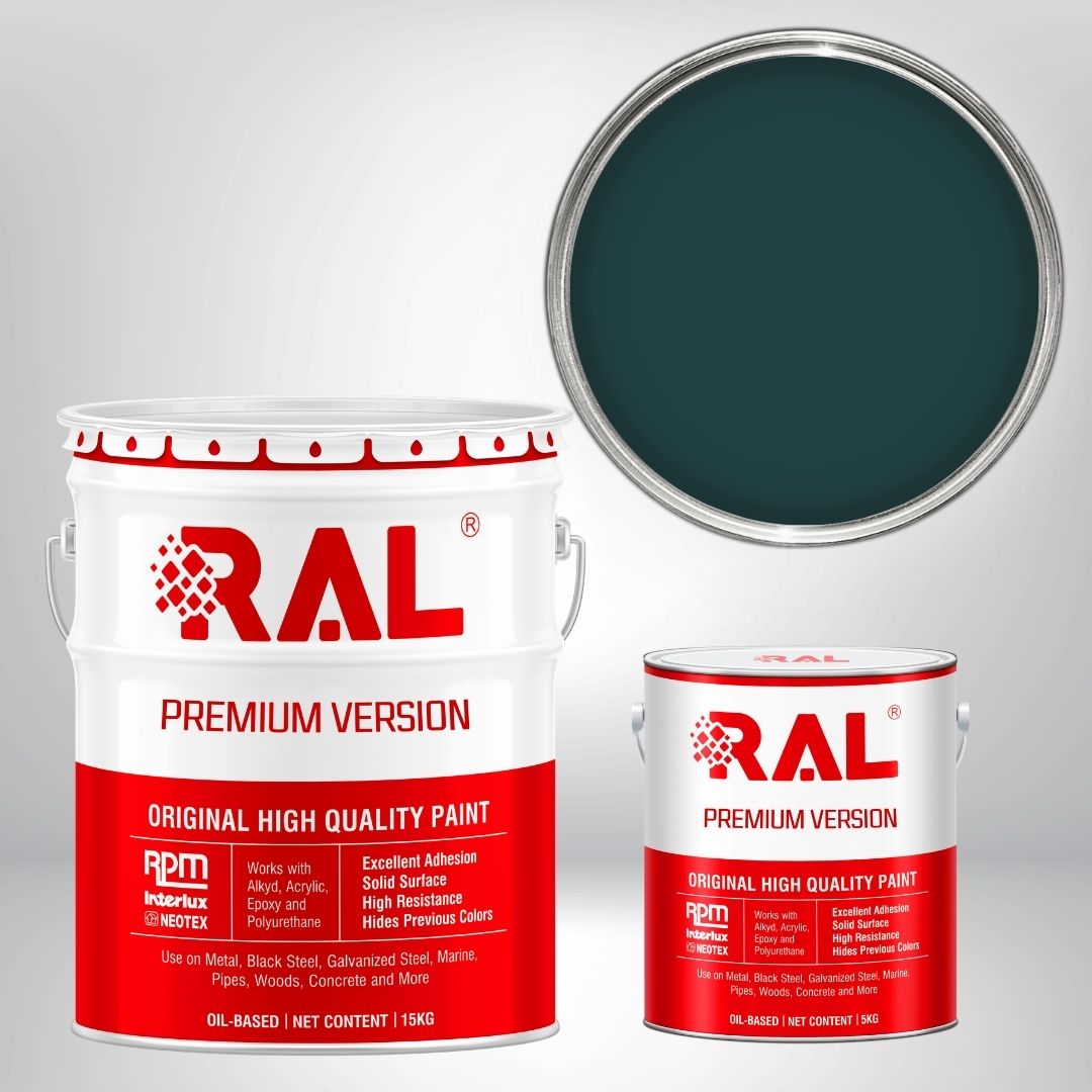 Sơn sàn công nghiệp Epoxy hệ lăn RAL RAFLOOR GUARD RAL 6004 1 RAL 6004 1
