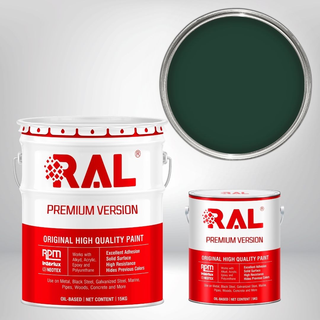 Sơn sàn công nghiệp Epoxy hệ lăn RAL RAFLOOR GUARD RAL 6005 1 RAL 6005 1