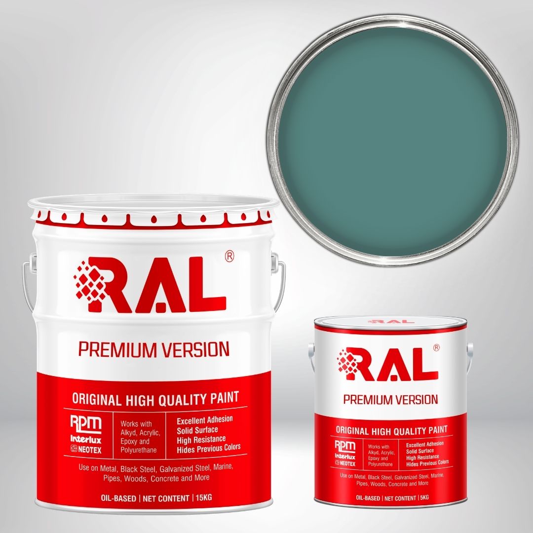 Sơn sàn công nghiệp Epoxy hệ lăn RAL RAFLOOR GUARD RAL 6033 2 RAL 6033 1