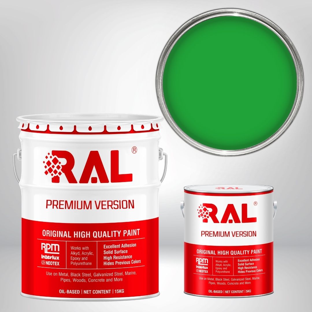 Sơn sàn công nghiệp Epoxy hệ lăn RAL RAFLOOR GUARD RAL 6038 2 RAL 6038 1