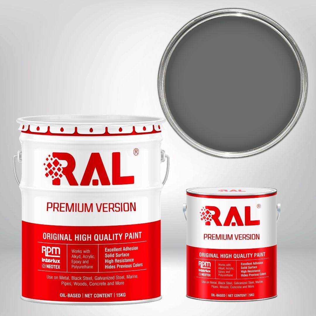 Sơn sàn công nghiệp Epoxy hệ lăn RAL RAFLOOR GUARD RAL 7005 2 RAL 7005 1