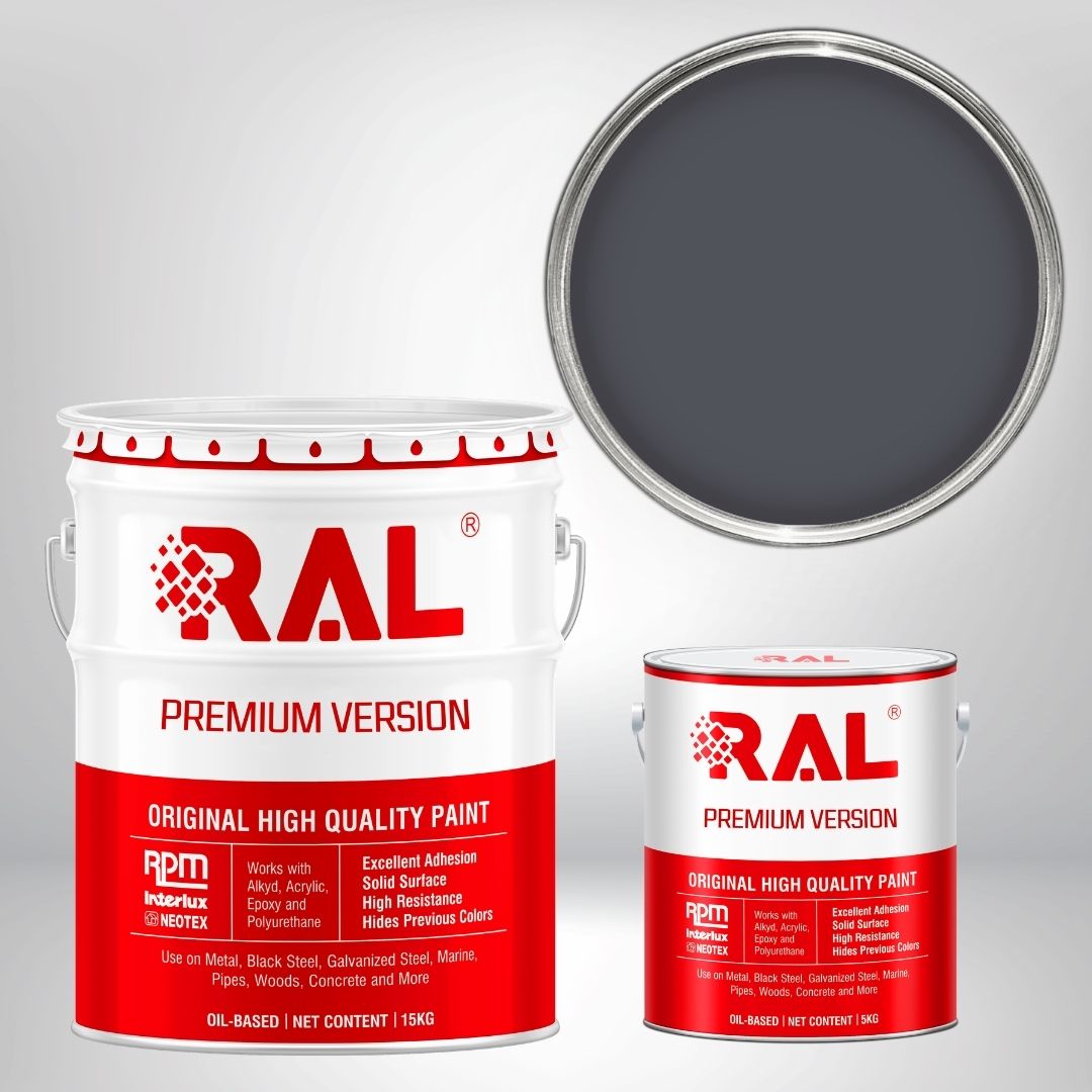 Sơn sàn công nghiệp Epoxy hệ lăn RAL RAFLOOR GUARD RAL 7015 2 RAL 7015 1