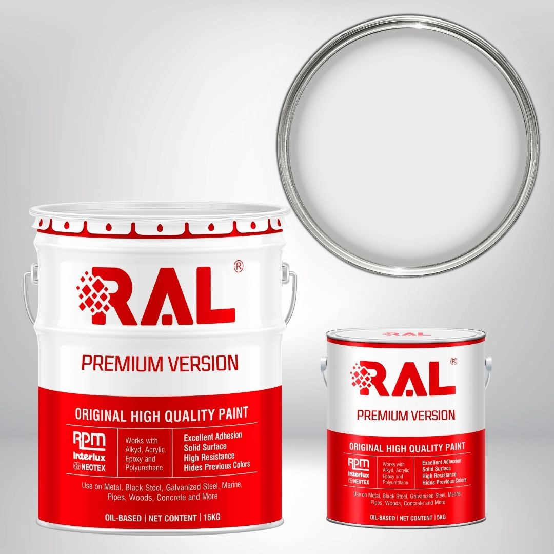 Sơn sàn công nghiệp Epoxy hệ lăn RAL RAFLOOR GUARD RAL 9003 2 RAL 9003 1