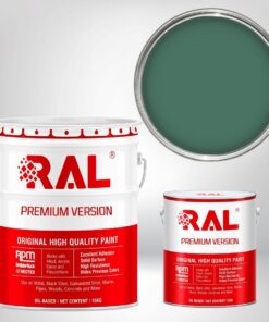 Sơn sàn công nghiệp Epoxy hệ lăn RAL RAFLOOR GUARD RAL 6000 3 mau RAL 6000